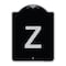 Signmission Sign with Letter Z Heavy-Gauge Aluminum Architectural Sign, 24" x 18", BS-1824-22914 A-DES-BS-1824-22914 - alternate 1